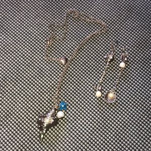 Betsey Johnson Necklace and Earring Set